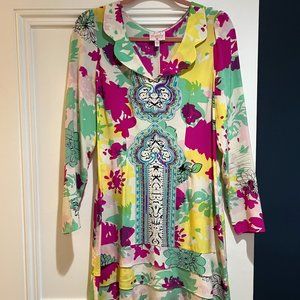 Plenty by Tracy Reese Silk Pattered Mini Dress